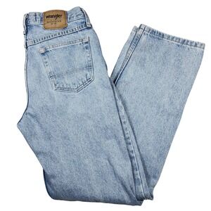 Wrangler Authentics Jeans Men 31x34 Blue Straight Leg Denim Workwear‎